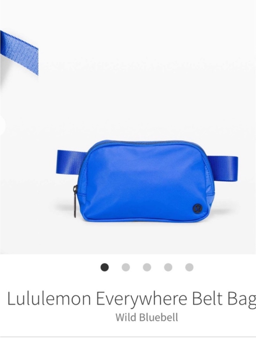 OG Lululemon Everywhere belt *1L bag WILD BLUEBELL O/S Rare